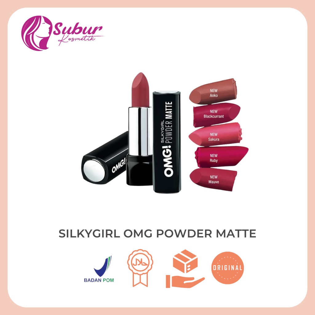 Jual Silkygirl OMG Powder Matte Lipstik | Shopee Indonesia