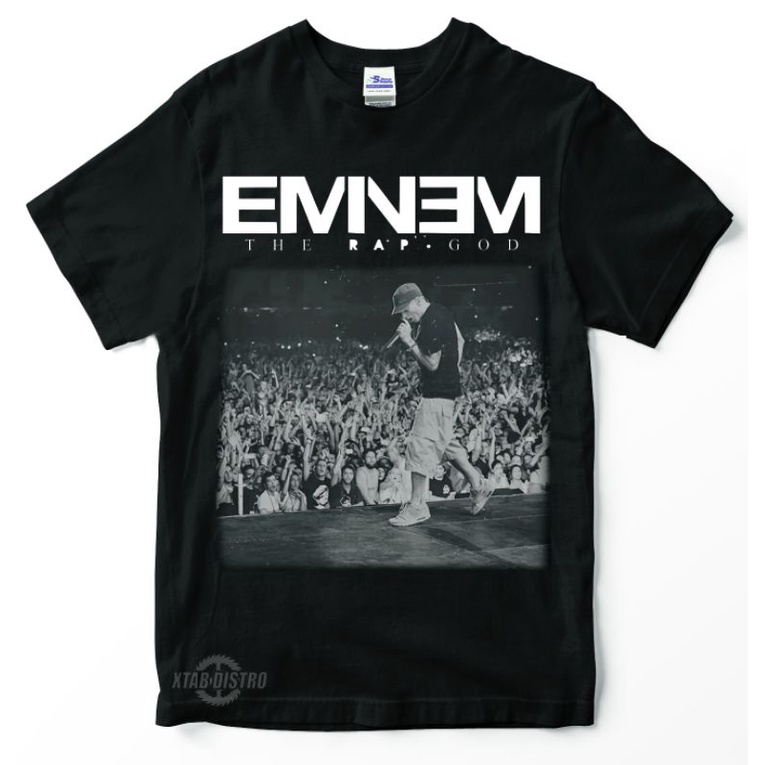 Jual kaos rap hiphop EMINEM - THE RAP GOD Premium Tshirt eminem raptee ...