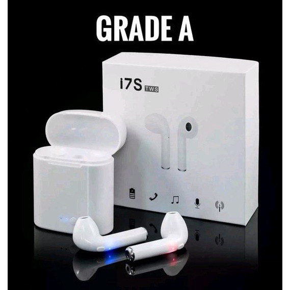 Jual Headset Bluetooth i7s TWS Wireless versi 5.0 super bass Shopee