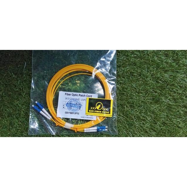 Jual LC To LC 3 Meter PATCH CORD DUPLEX FIBER OPTIC 3mm | Shopee Indonesia