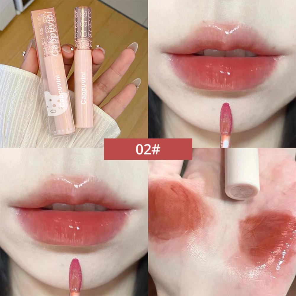 Jual Cappuvini Glass Lipgloss Korean Lip Gloss Water Lipgloss Mirror Korean Lipstick Lip Tint 1953