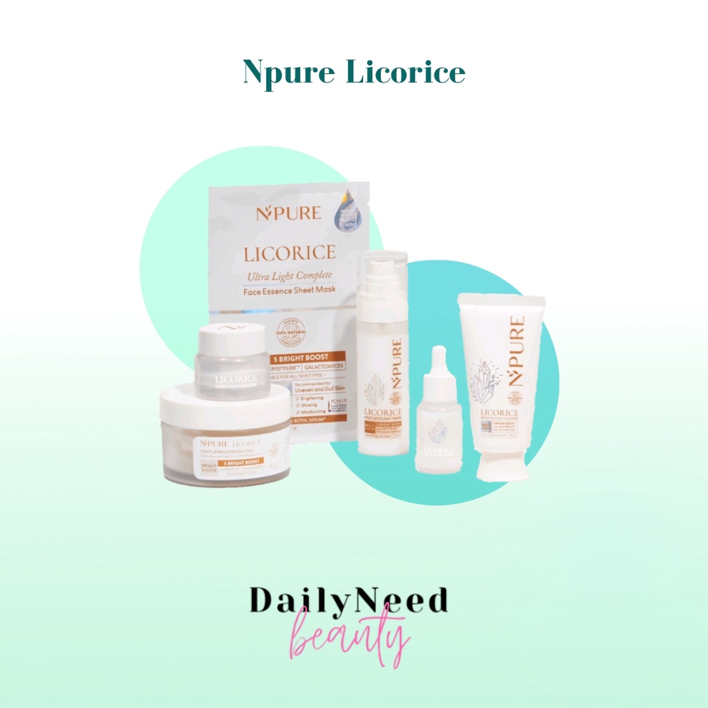 Jual N'PURE NPURE Licorice Bring the Light Cleanser // Milky Spotlight