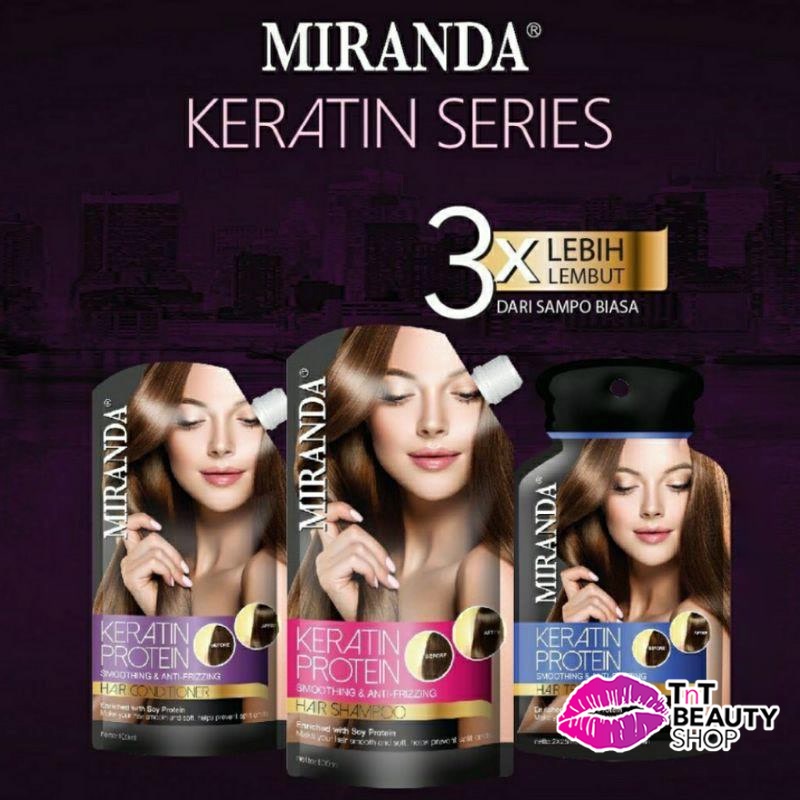 Jual Miranda Keratin Protein Hair SERIES Conditioner Shampoo Hair
