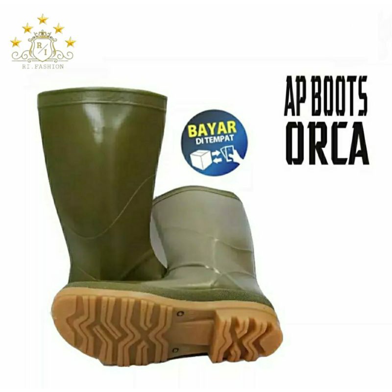 Jual BISA COD - AP Boots ORCA - Sepatu AP Boots Orca - Sepatu Boots ...