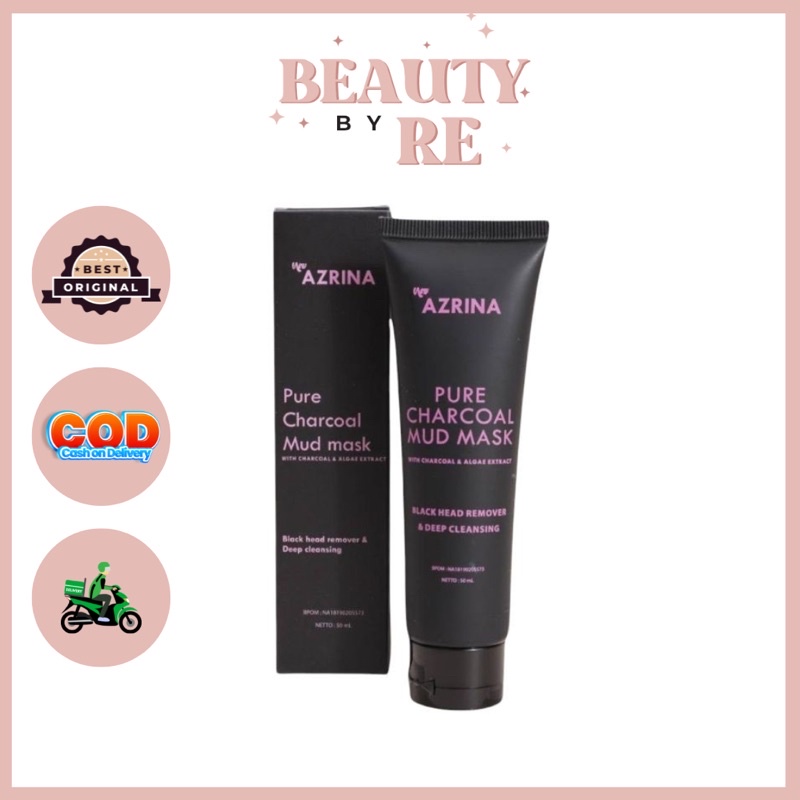 Jual BEAUTYBYRE - Azrina Pure Charcoal Mud Mask BPOM new packing ...