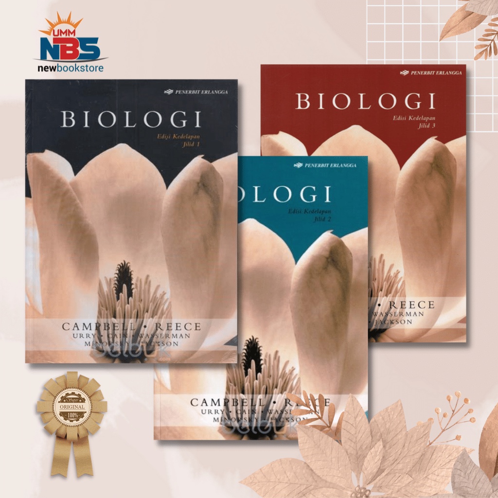 Jual Biologi - Campbell - Jilid 1 2 3 Edisi 8 - Erlangga | Shopee Indonesia