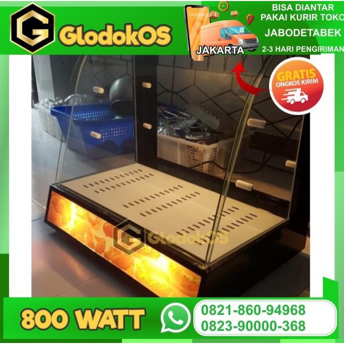 Jual Showcase Warmer Etalase Pemajang Pemanas Makanan Fried Chicken ...