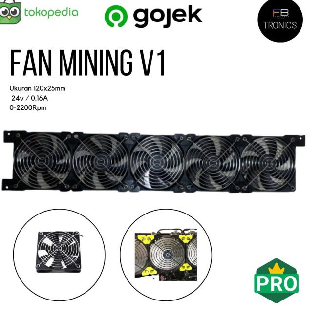 Jual fan mining 12cm 120mm cooling mining Rig - 2X 120mm | Shopee Indonesia
