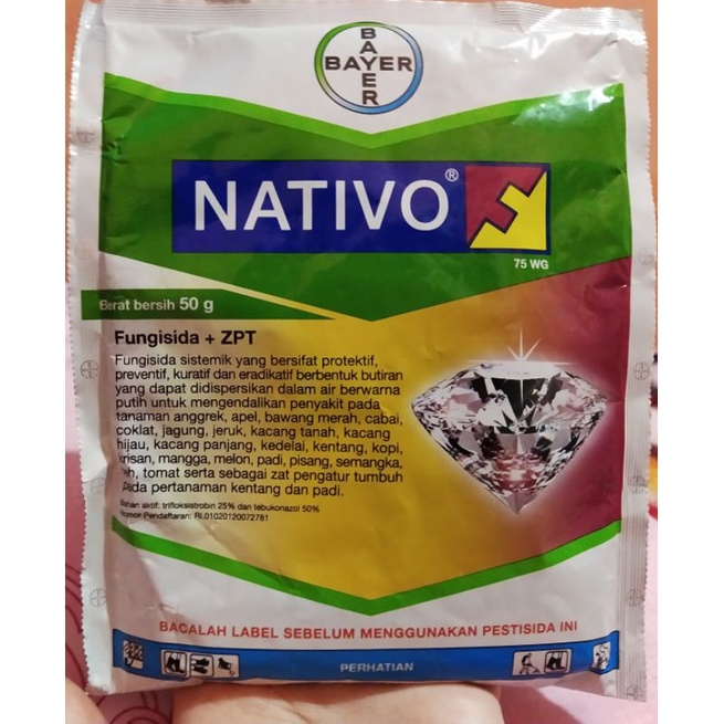 Jual Fungisida NATIVO 75 WG Berat bersih 50gr | Shopee Indonesia
