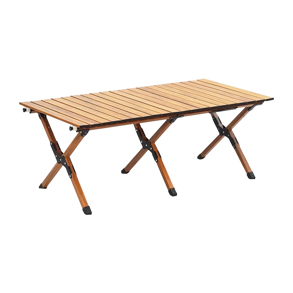 Jual Blackdeer Veins 120 Meja Lipat Portable Wood Roll Table ...