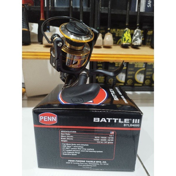 Jual REEL PENN BATTLE III 4000