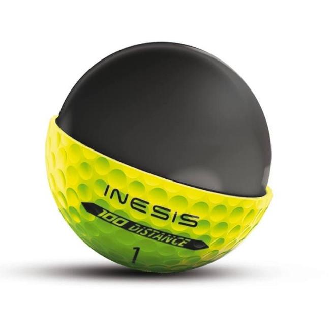 Jual Inesis Distance 100 Golf Ball x12 Yellow Shopee Indonesia