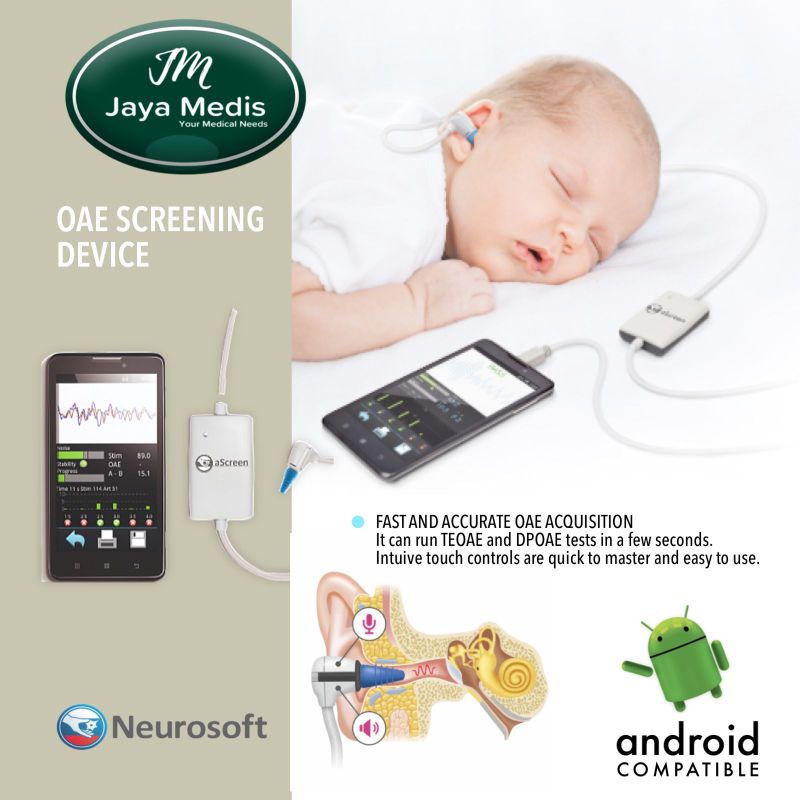 Jual OAE screening system ASCREEN - ALAT TEST PENDENGARAN BAYI | Shopee ...