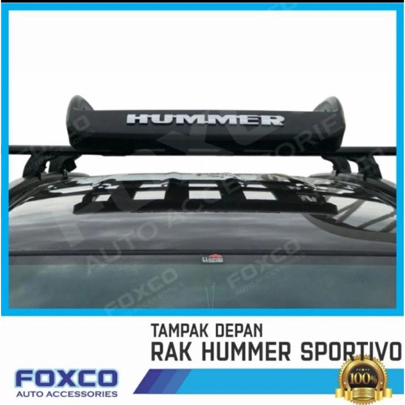 Jual ( GRAB / GOCAR / TRUCKING ) RAK HUMMER BAGASI UNIVERSAL RACK ROOF ...