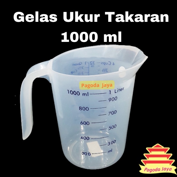 Jual Gelas Ukur 1000ml 1ltr Scarlet Measuring Cup 1liter Gelas Takar Ukur Plastik Shopee Indonesia 8931