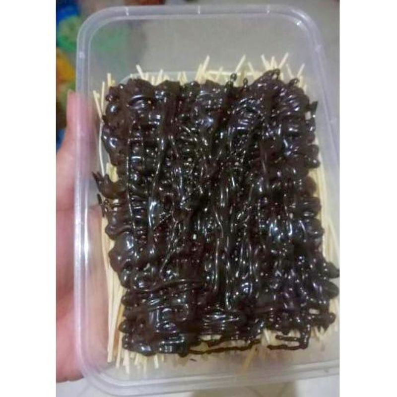Jual MIE LIDI COKLAT/Mie biting/MIE LIDI MANIS/JAJANAN JADUL kemasan