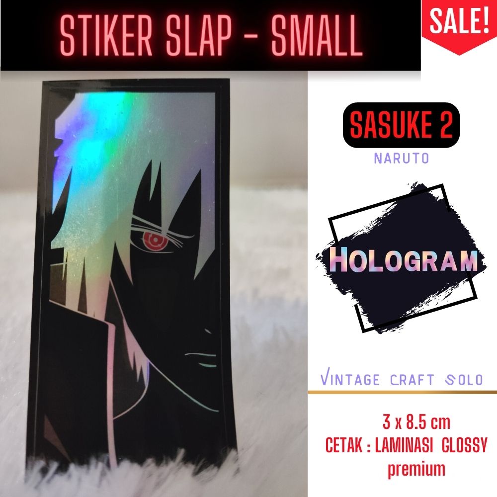 Jual sticker Stiker Laptop Anime Slap Sasuke MANGEKYO RINNENGAN Naruto ...