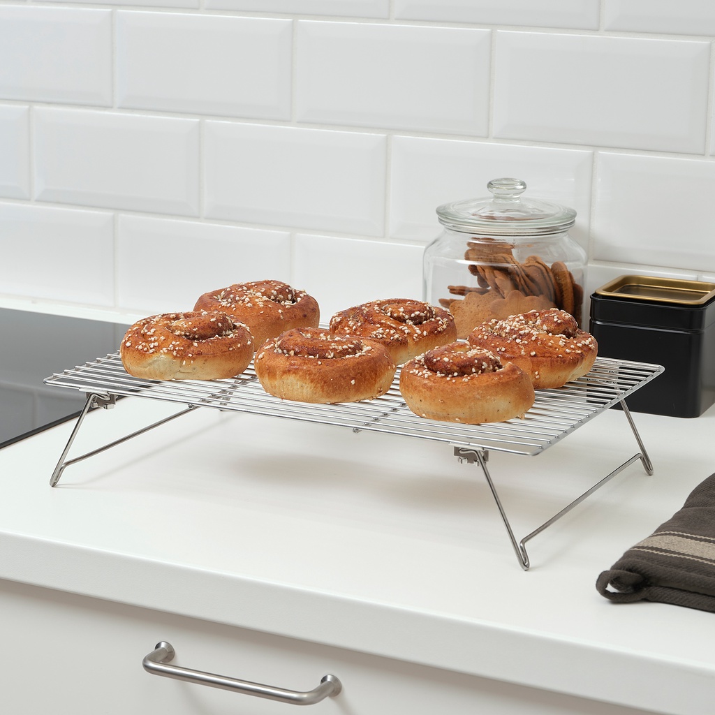 Jual Besi Baja Rak Tatakan Peniris Roti Bakery 39x28 cm Tempat ...