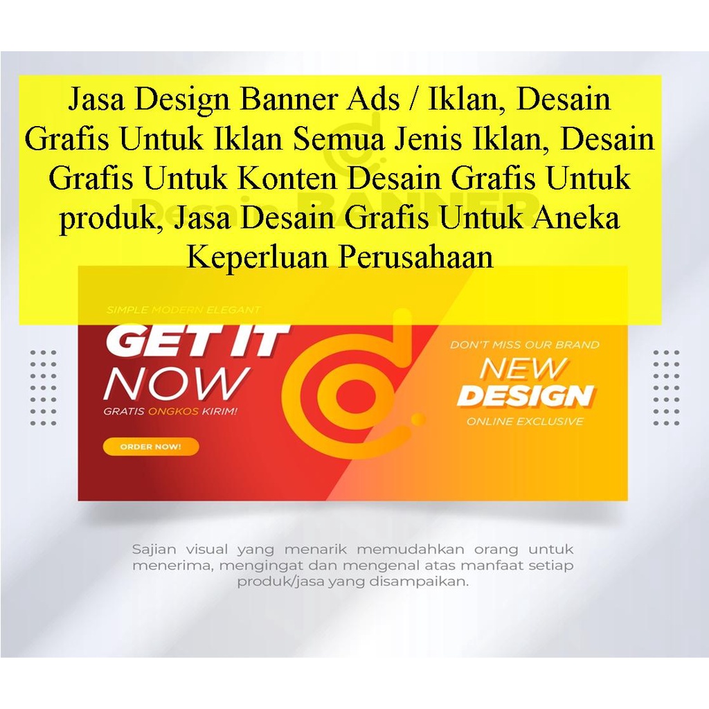 Jual Jasa Design Banner Ads / Iklan, Desain Grafis Untuk Iklan Semua ...