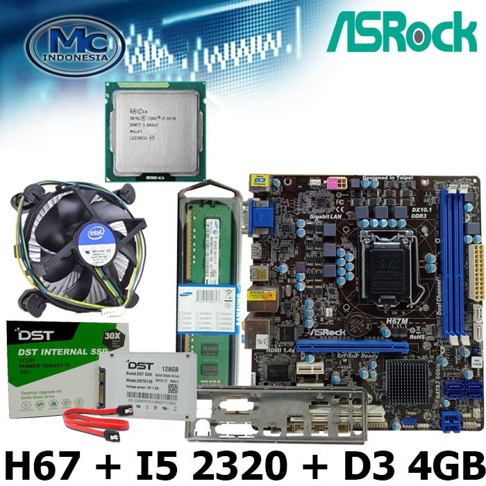 Jual Mainboard MOBO Motherboard H67 + HEATSINK Shopee Indonesia