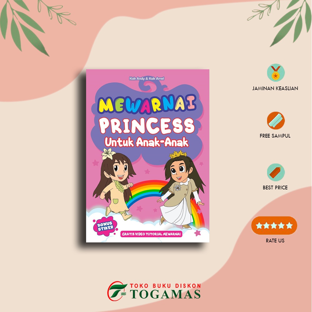 Jual Mewarnai Princess Untuk Anak-Anak | Shopee Indonesia