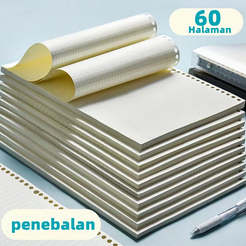 Jual Notebook refill Line & Blank KERTAS ISI BINDER A5/B5 LOOSE LEAF 6 ...