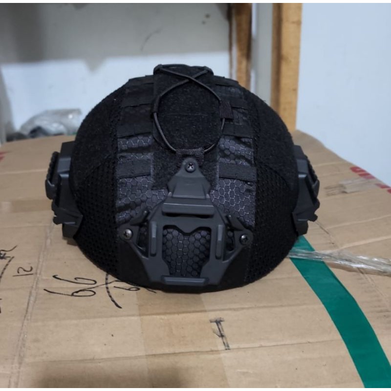 Jual Helm balistic / balistik lvl 3a kevlar helmet mich 2000 plus rail ...