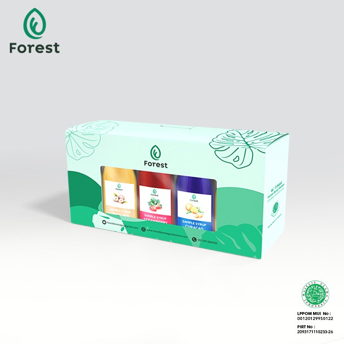 Jual Forest Sirup Paket Sample A - 5 Variant Syrup Forest Bubble Drink ...