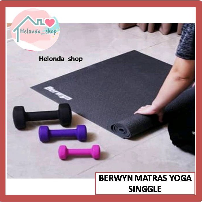 Jual 1. MATRAS YOGA MAT SINGLE BERWYN TEBAL 0.4cm termurah Shopee Indonesia