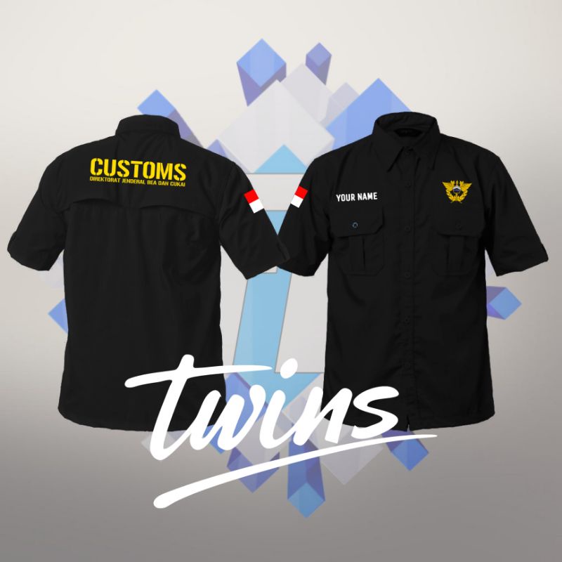 Jual KEMEJA PDL PDH LENGAN PENDEK CUSTOMS DIREKTORAT JENDERAL BEA