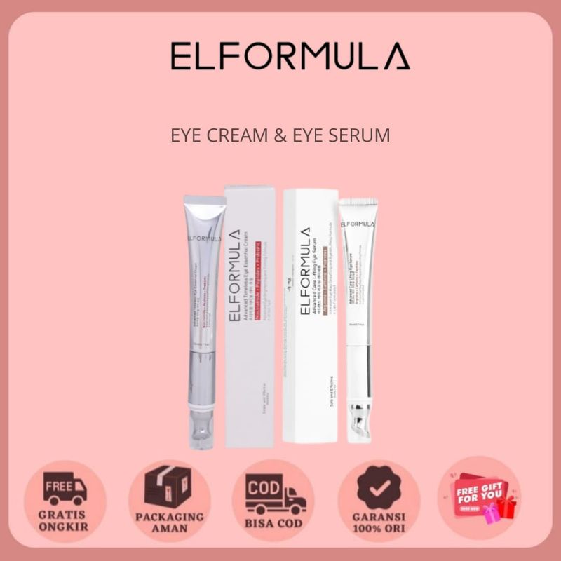 Jual ELFORMULA Advanced Timeless Eye Essential Eye Cream & Eye Serum