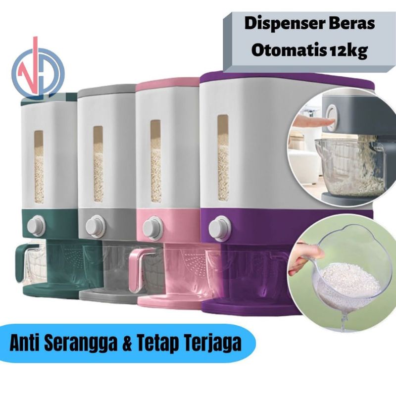 Jual dispenser beras rice box 12kg | Shopee Indonesia