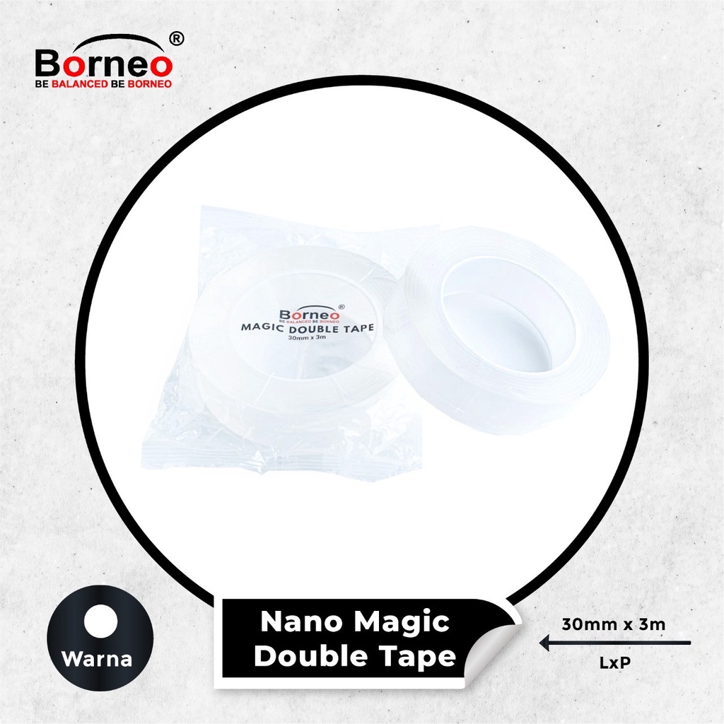 Jual Borneo Nano Magic Double Tape Mm X M Shopee Indonesia