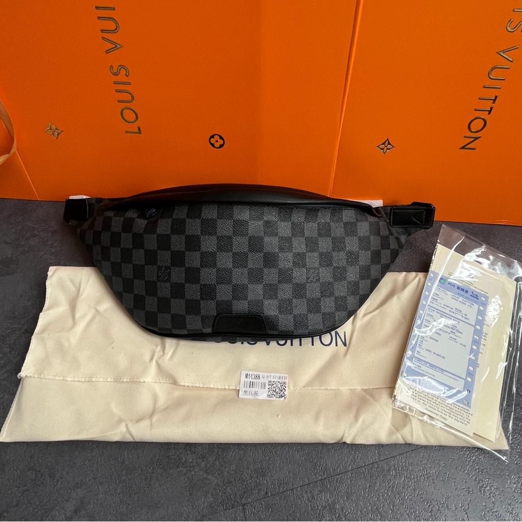 Jual waist Bag louis Damier Graphite Miror Quality Bumbag louis vuitton tas selempang pria