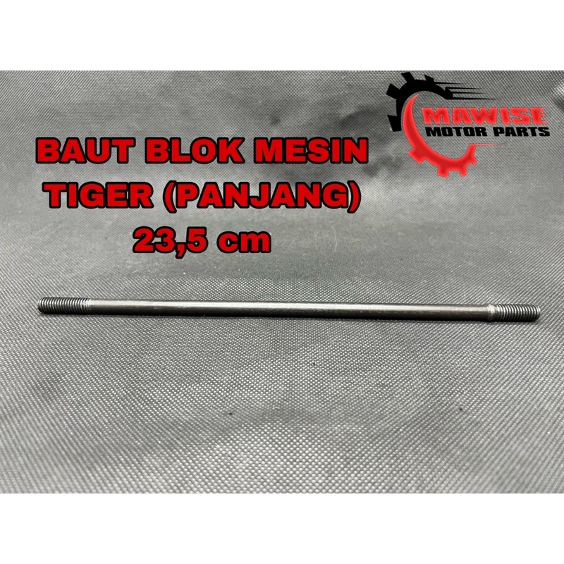 Jual BAUT SUNDUK BLOK TUSUK SATE MESIN HONDA TIGER 23 5 CM HITAM Shopee Indonesia