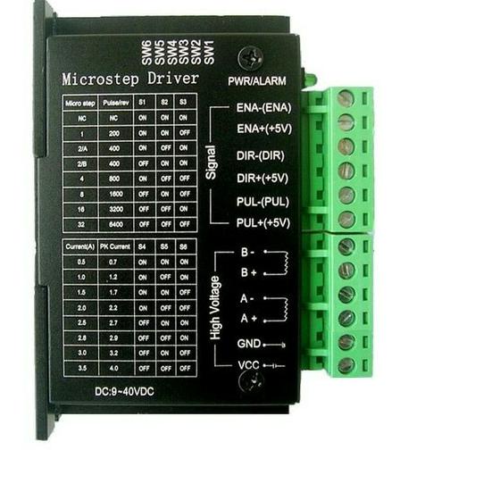 Jual TB6600 Stepper Motor Driver Controller 4A 9~42V TTL 16 Micro-Step ...