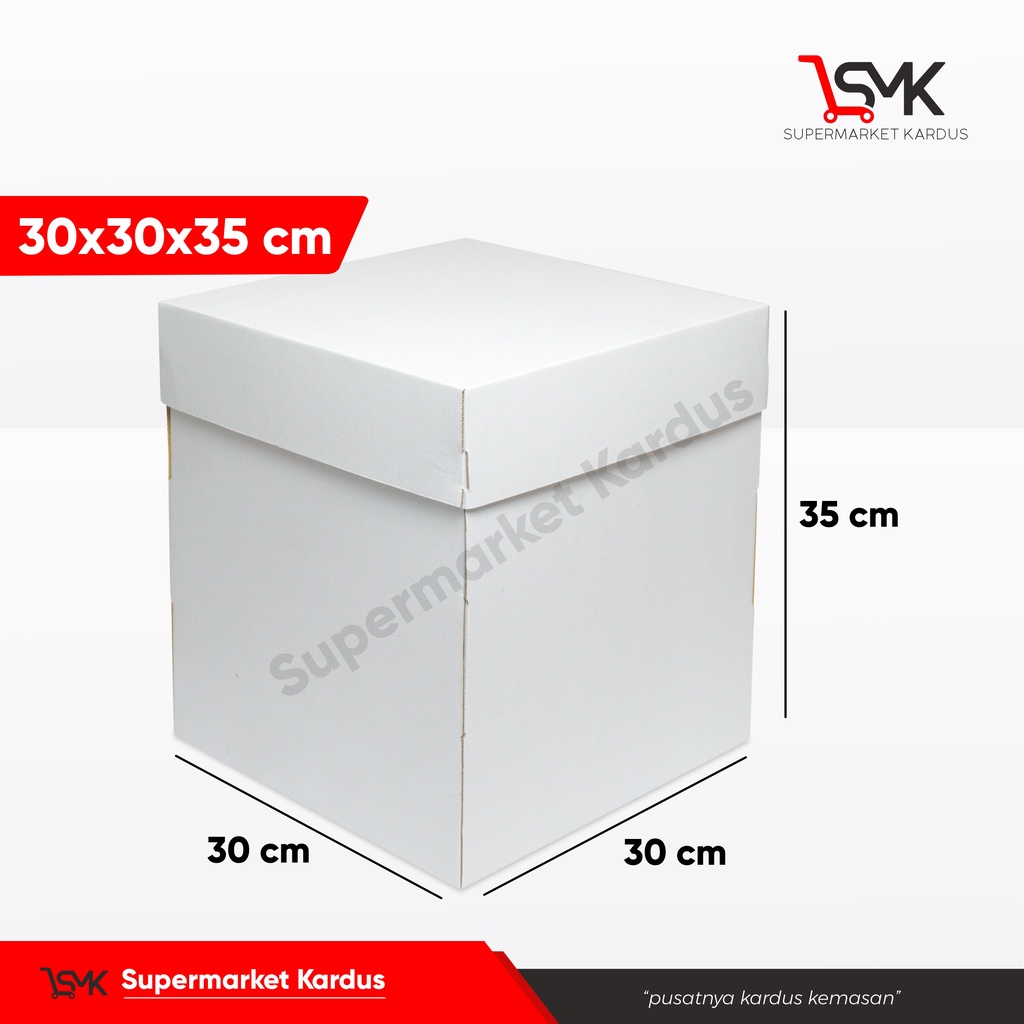 Jual Box 30x30x35 cm (Pelangi 4 Top/Bot) Tart/Puding/Kardus/Karton ...