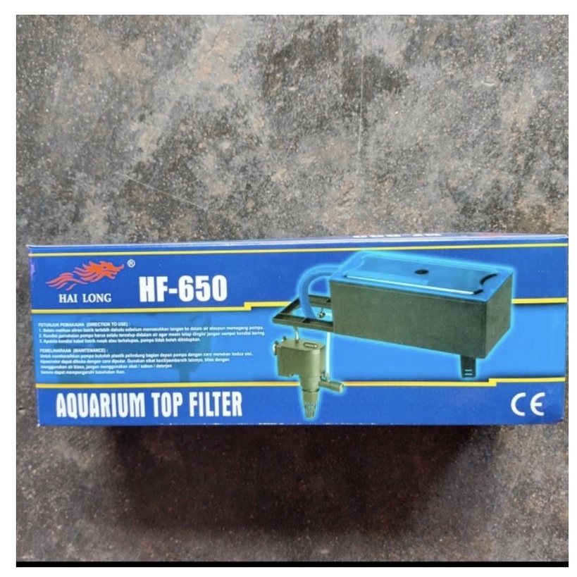 Jual Hailong Hf Mesin Box Filter Mini Komplit Top Filter Aquarium