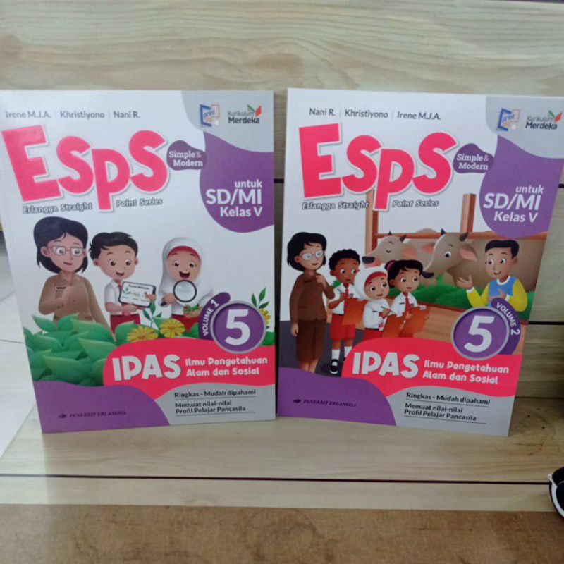 Jual Esps Ipas Volume Untuk Sd Mi Kelas Kurikulum Merdeka