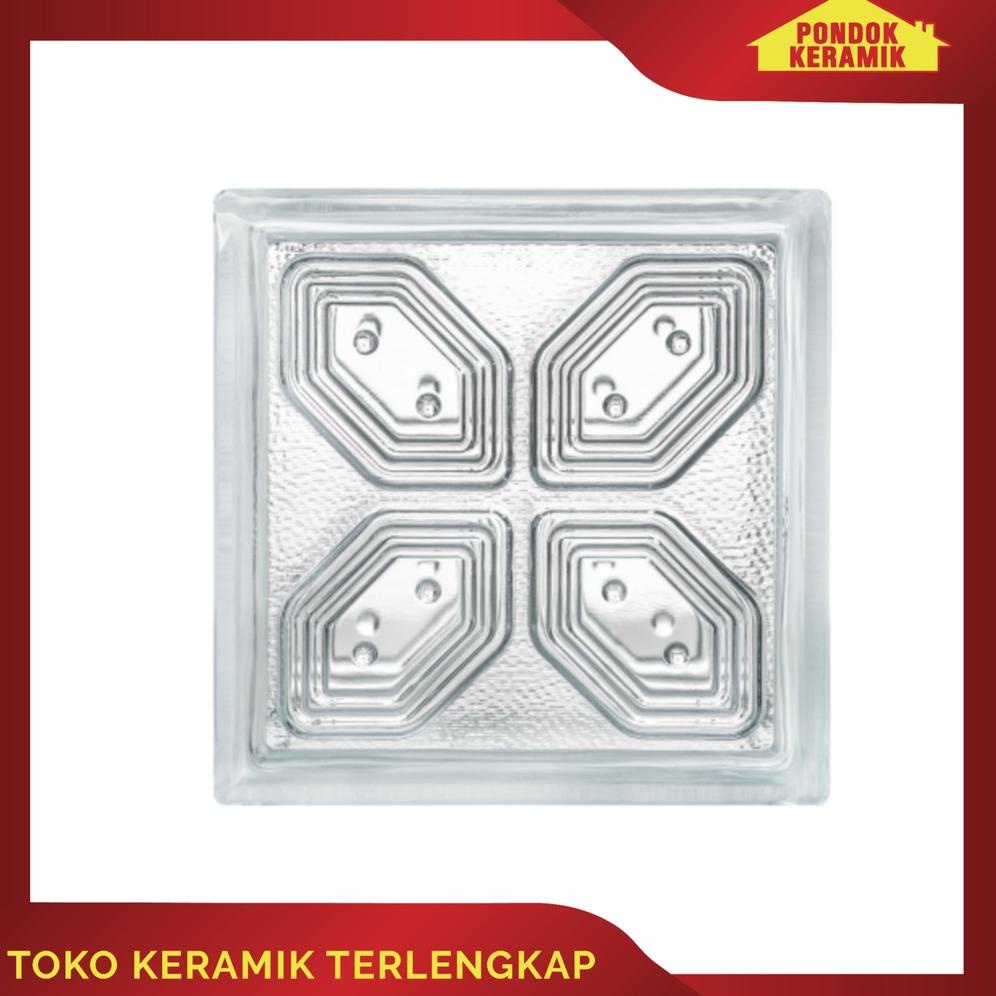 Jual Glass Block Mulia 1 Dus Isi 6 Pcs Ukuran 20X20 Cm Glassblock Kaca