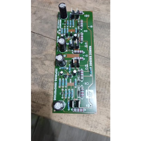 Jual PCB Driver Power Amplifier Namec BTL plus komponen tanpa final