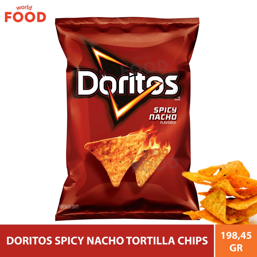 Jual Doritos Spicy Nacho Tortilla Chips Shopee Indonesia 9780