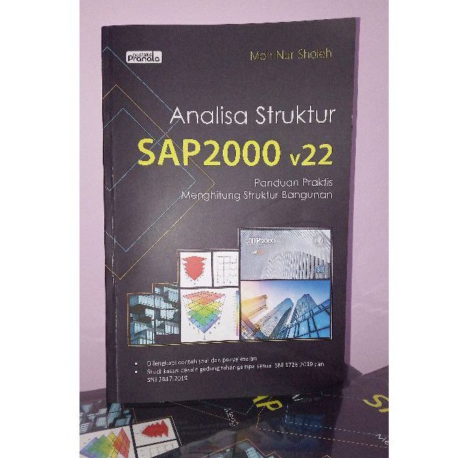 Jual """""] Buku Teknik Sipil Analisa Struktur SAP2000 V22 | Shopee ...