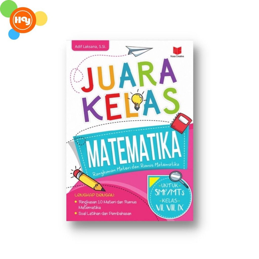 Jual Buku Juara Kelas Matematika SMP : Rangkuman Materi & Rumus ...