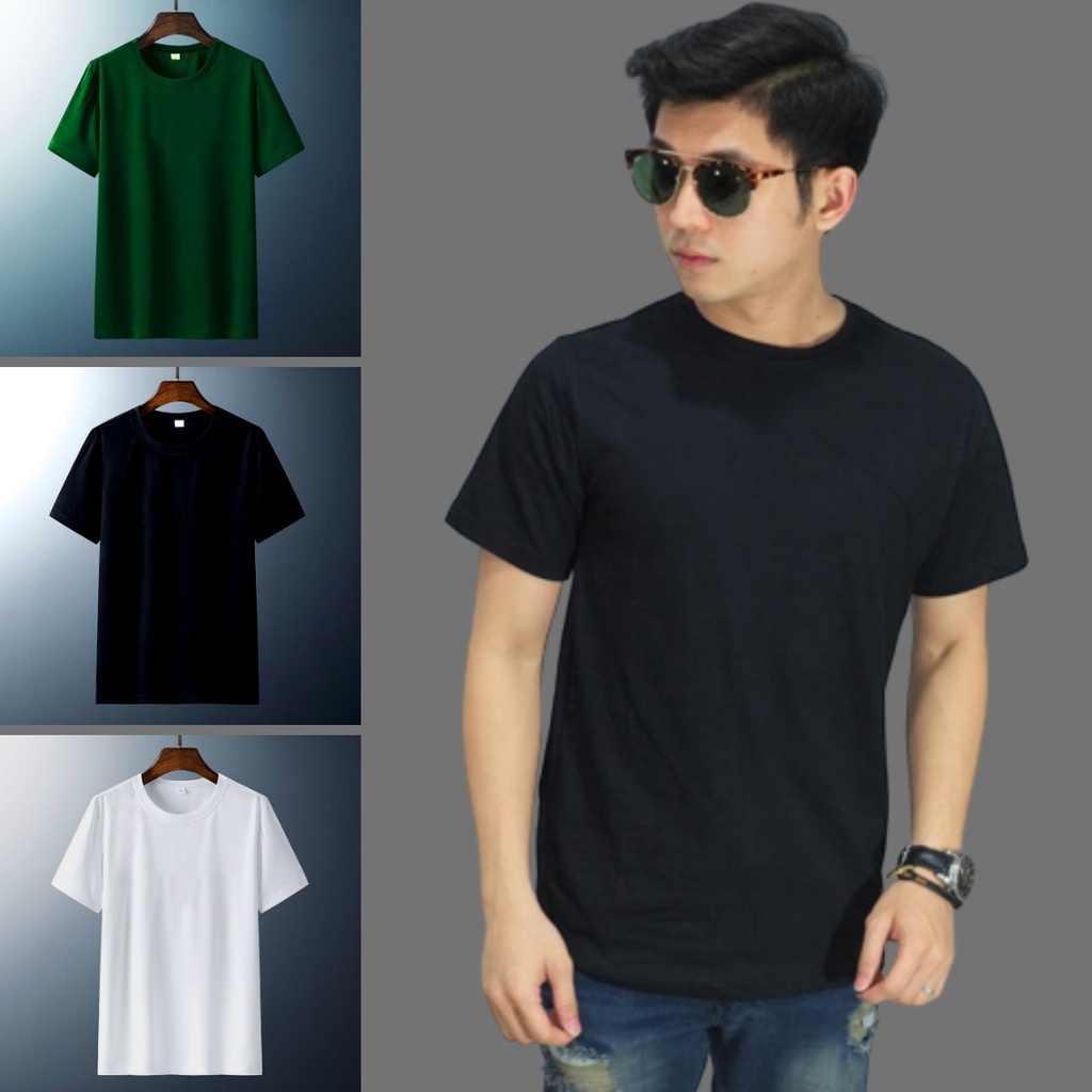 Jual Kaos Polos Unisex Katun Combed 30's Premium Tangan Pendek Harga ...