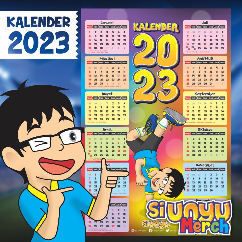 Jual Kalender 2023 Kalender Dinding Shopee Indonesia 9724