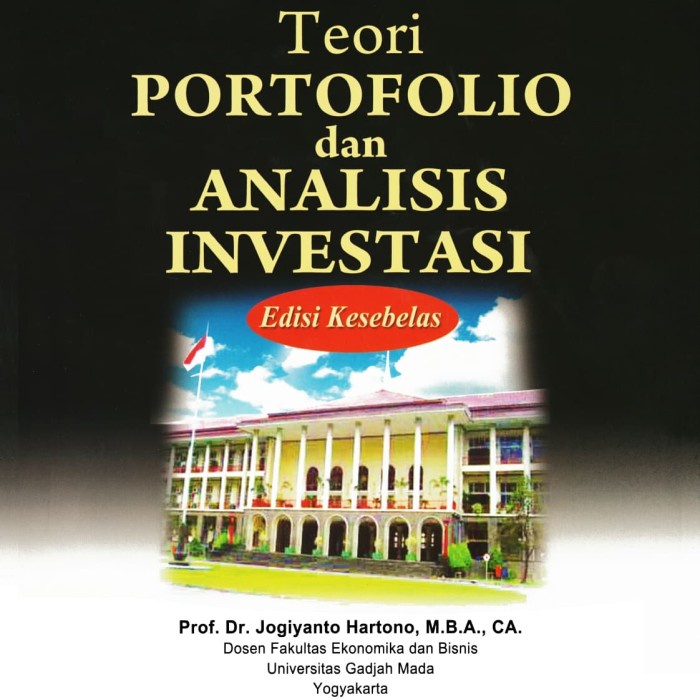 Jual Buku Ekonomi Teori Portofolio Dan Analisis Investasi Edisi 11 ...