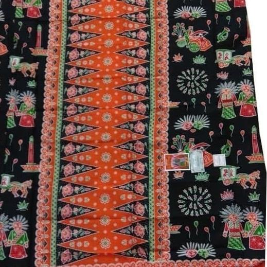 Jual Sarung Batik Motif Ondel Ondel Betawi Shopee Indonesia 5545