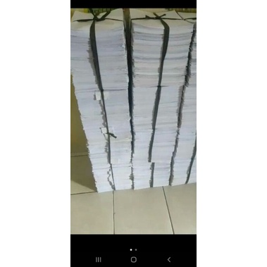 Jual Kertas Bekas Kosong Satu Sisi Hvs F A Kg Lembar