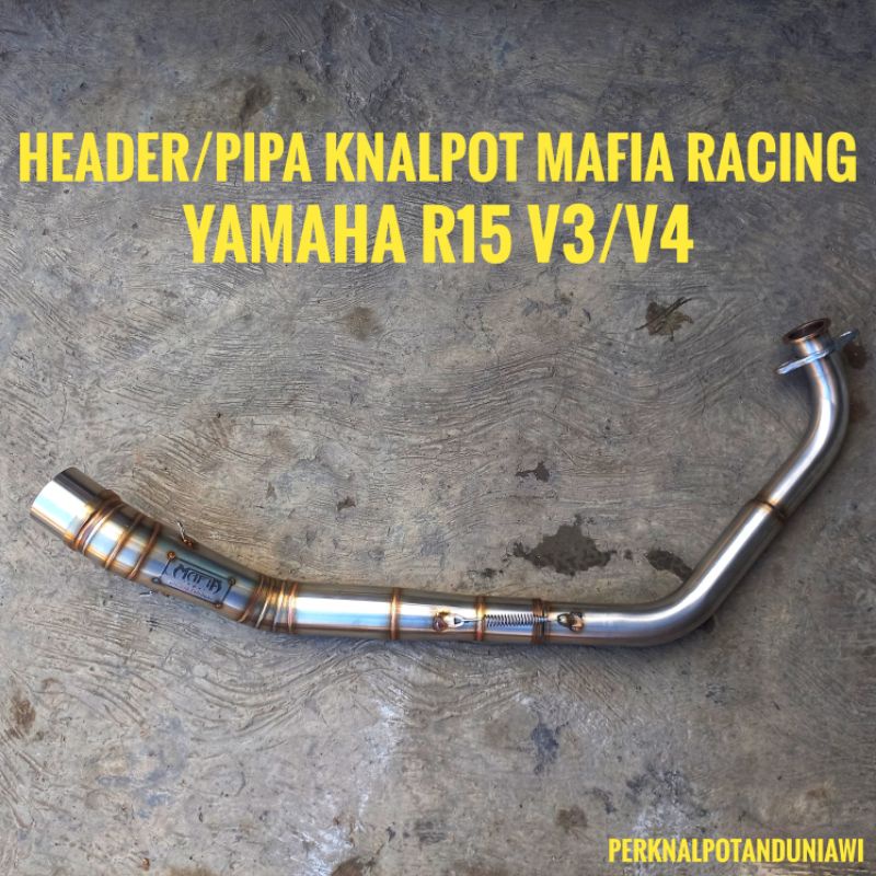 Jual Header original MAFIA RACING yamaha r15 v3/v4, vixion R ,xsr150 ...
